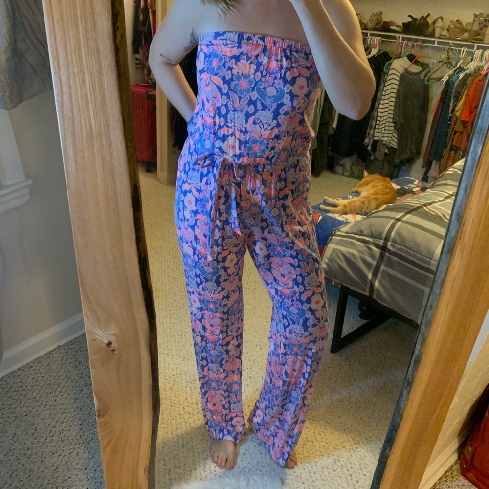 Lily Pulitzer Strapless Pants Jumpsuit
